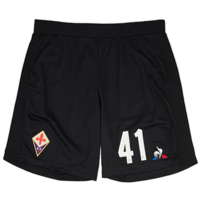 2019-20 Fiorentina Player Issue Home Shorts # - 6/10