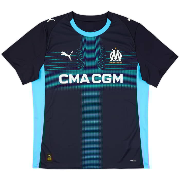 2025-26 Olympique Marseille Away Shirt Aubameyang #97 