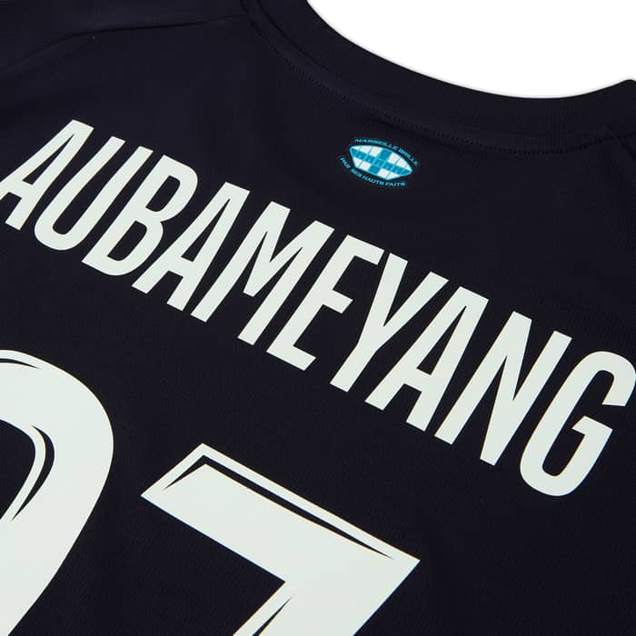 2025-26 Olympique Marseille Away Shirt Aubameyang #97 