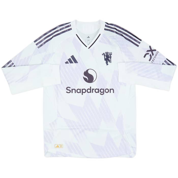 2025-26 Manchester United Authentic Away L/S Shirt Mbeumo #19