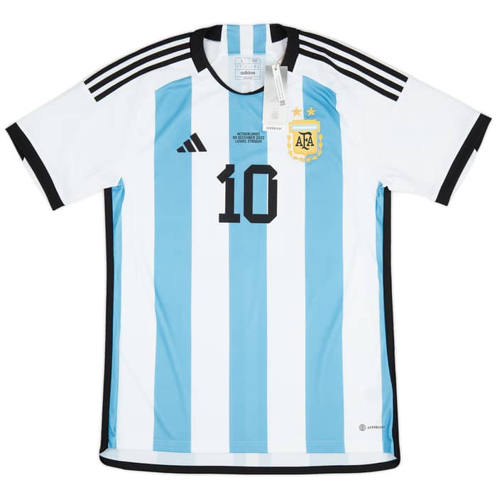 2022-23 Argentina Home 'vs Netherlands' Shirt Messi #10