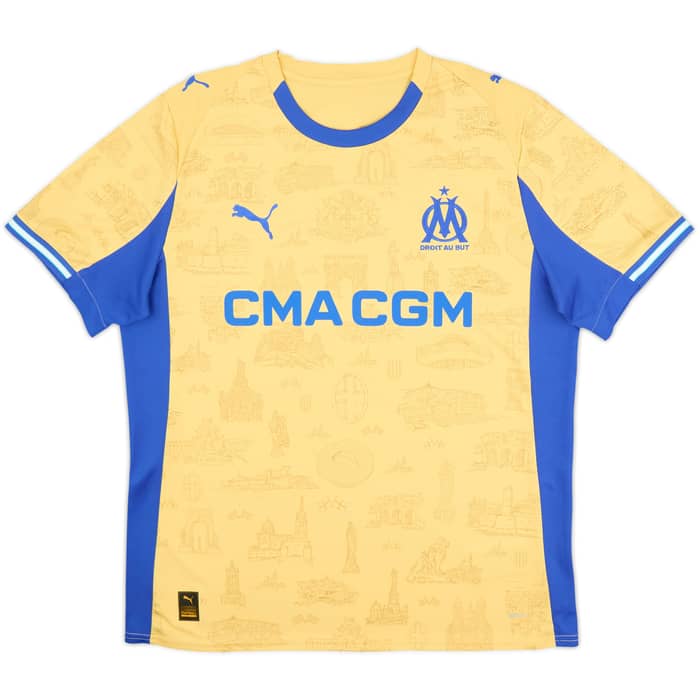 2025-26 Olympique Marseille Fourth Shirt Aubameyang #97 