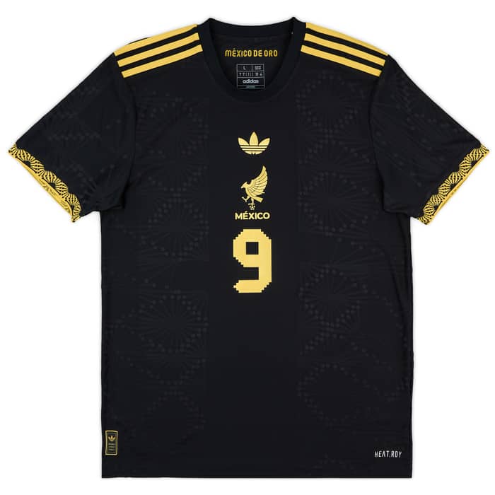 2025 Mexico Authentic Gold Cup Shirt Raul #9