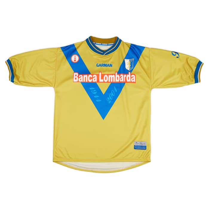 2001-02 Brescia Garman Reissue Third Shirt Guardiola #28