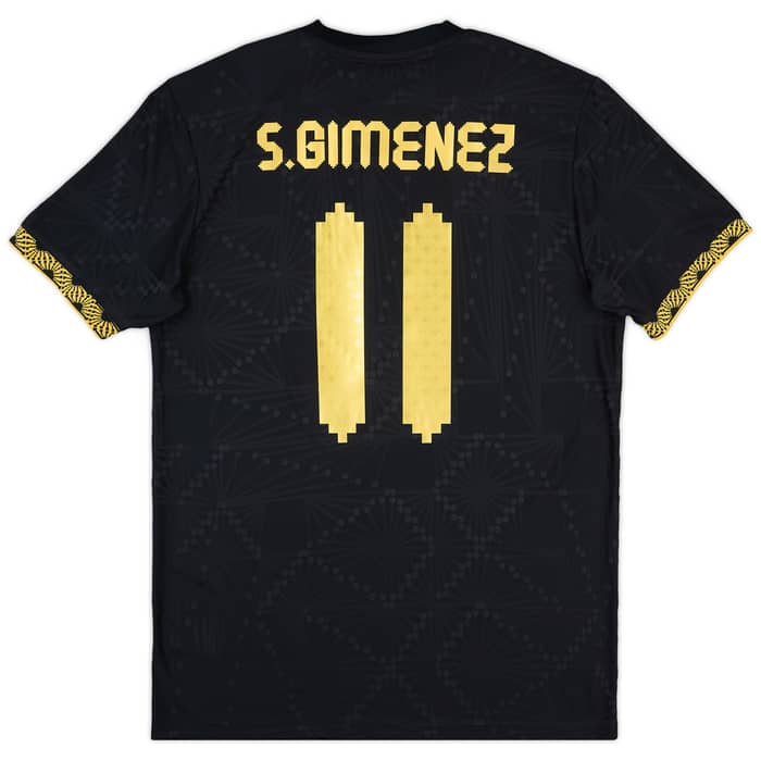 2025 Mexico Authentic Gold Cup Shirt S.Gimenez #11