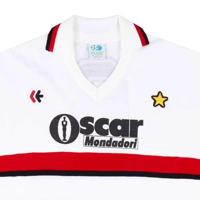 1984-85 AC Milan RollyGo-Reissue Away L/S Shirt #6 (Baresi) L