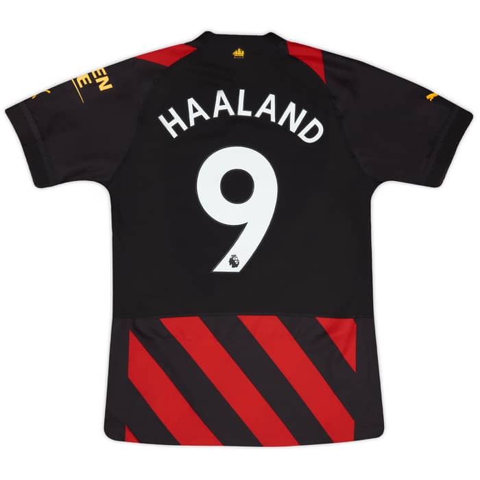 2022-23 Manchester City Player Issue Away Shirt Haaland #9