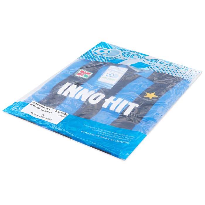 1981-82 Inter Milan Mecsport-Reissue Home L/S Shirt #2 (Bergomi) L