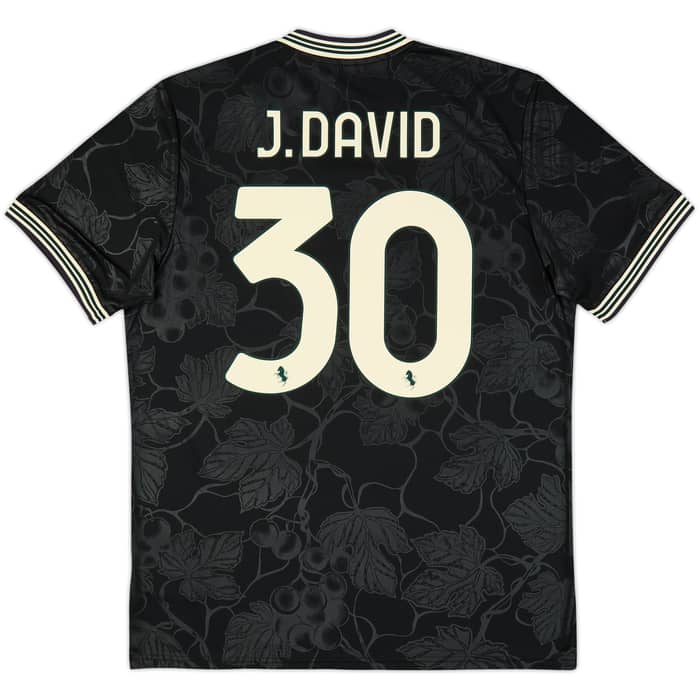 2025-26 Juventus Third Shirt J.David #30