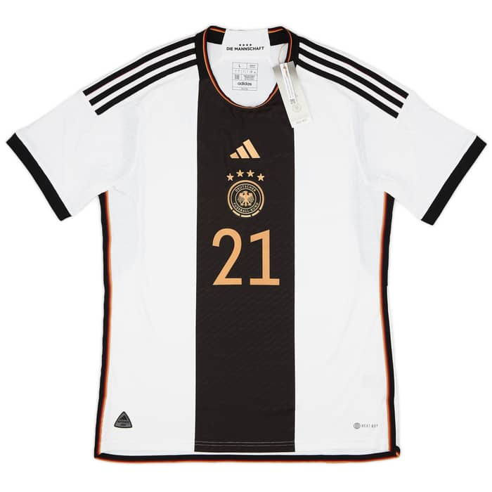2022-23 Germany Authentic Home Shirt Gundogan #21