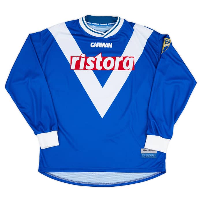 2000-01 Brescia Garman Reissue Home L/S Shirt Pirlo #5