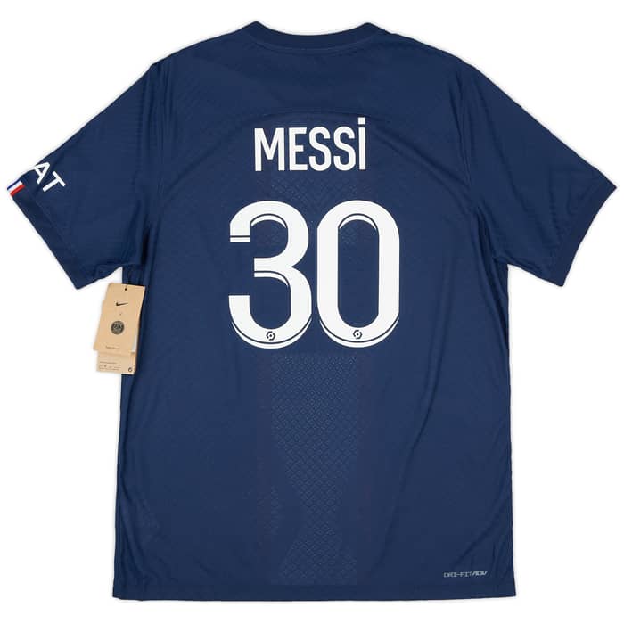 2022-23 Paris Saint-Germain Authentic Home Shirt Messi #30