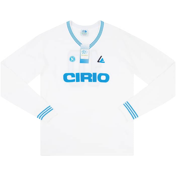 1984-85 Napoli Linea Time-Reissue Away L/S Shirt #10 (Maradona) L