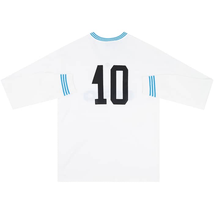 1984-85 Napoli Linea Time-Reissue Away L/S Shirt #10 (Maradona) L