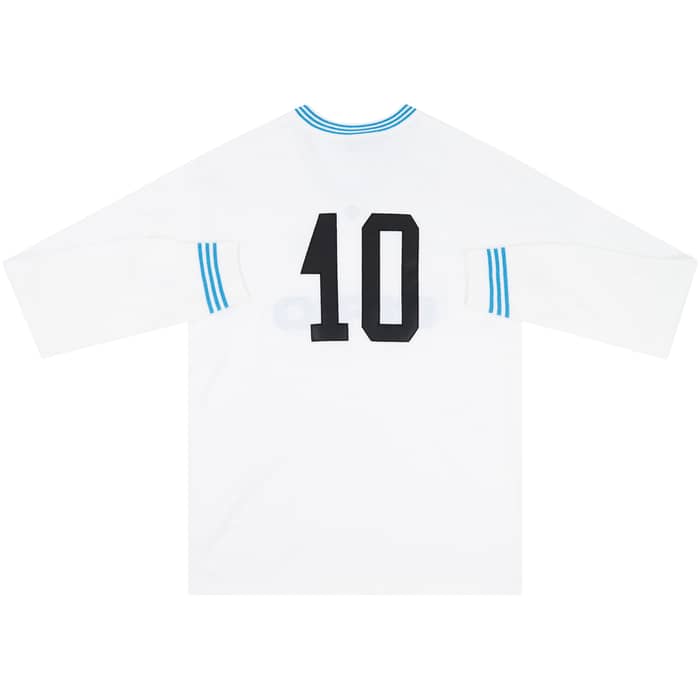 1984-85 Napoli Linea Time-Reissue Away L/S Shirt #10 (Maradona) L