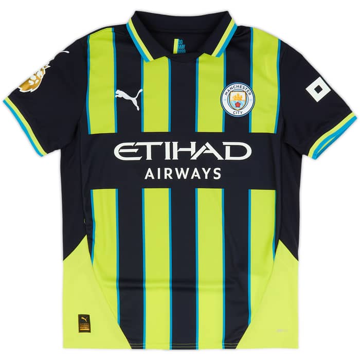 2024-25 Manchester City Away Shirt De Bruyne #17 (XL.Kids)