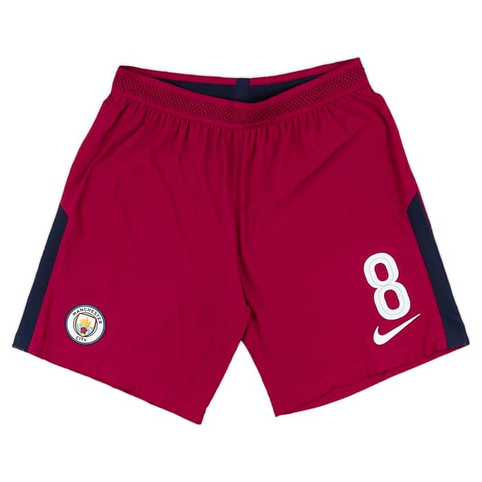 2017-18 Manchester City Player Issue Away Shorts #