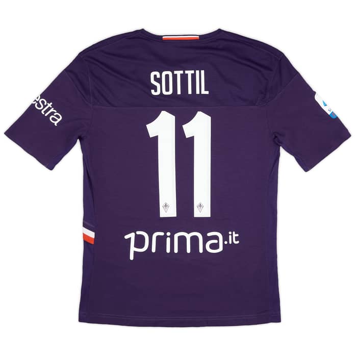 2019-20 Fiorentina Match Issue Home Shirt Sottil #11 - As New - (L)