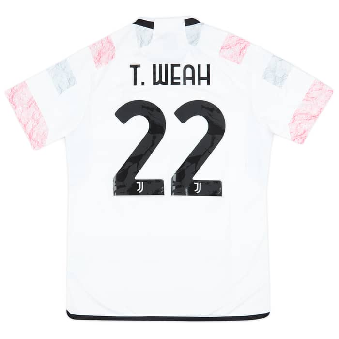2023-24 Juventus Away Shirt T.Weah #22