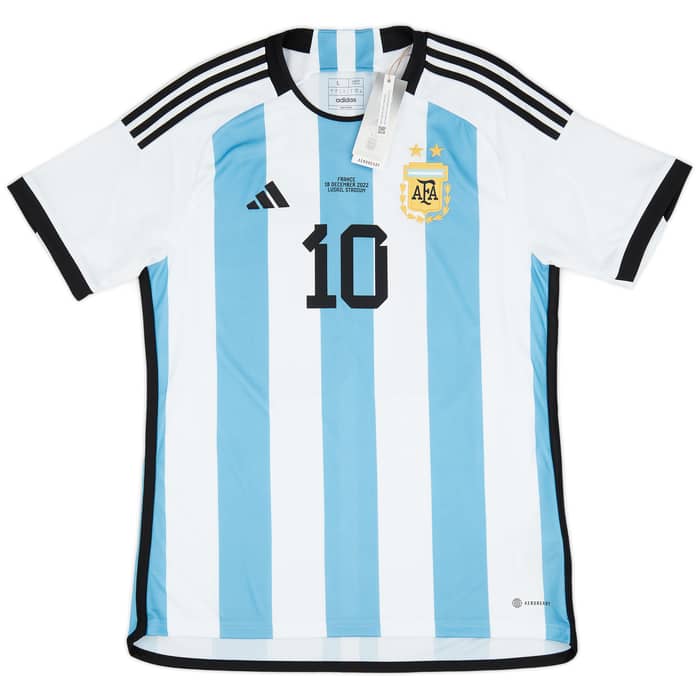 2022-23 Argentina Home 'vs France' Shirt Messi #10