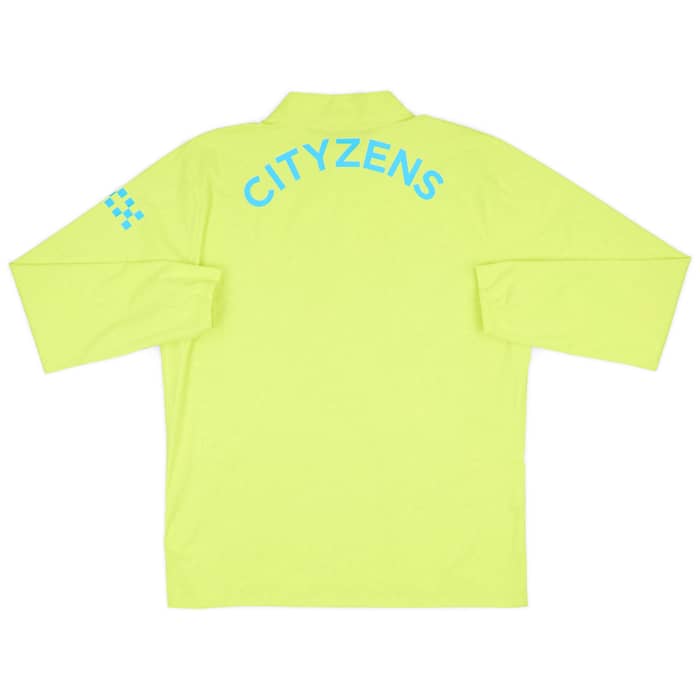 2024-25 Manchester City Player Issue 1/4 Zip Rain Top - As New - (L)