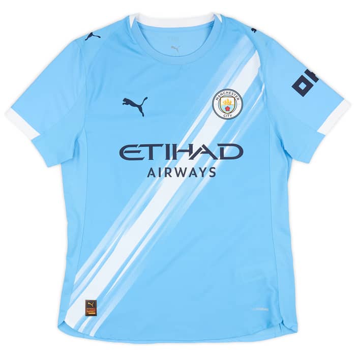 2025-26 Manchester City Authentic Home Shirt Haaland #9