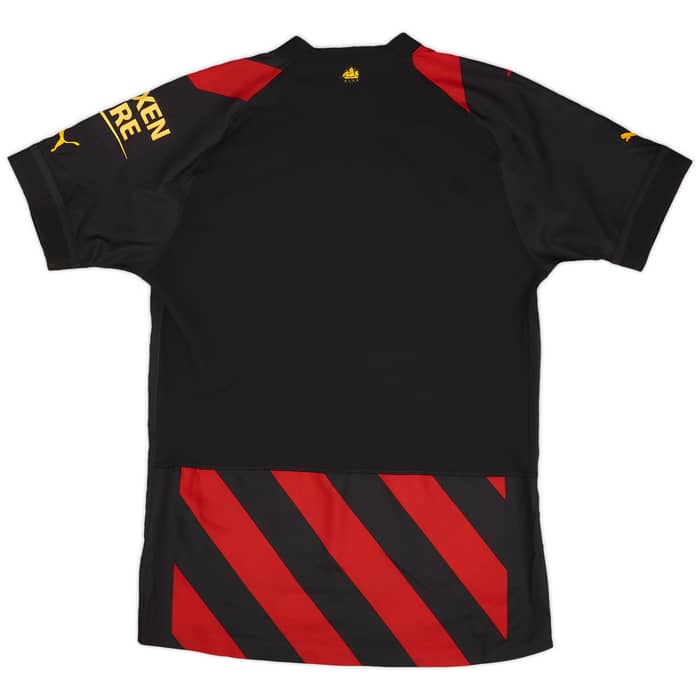 2022-23 Manchester City Player Issue European Away Shirt