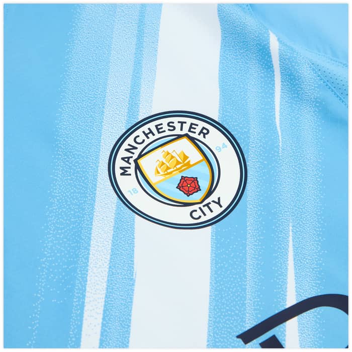2025-26 Manchester City Authentic Home Shirt Marmoush #7