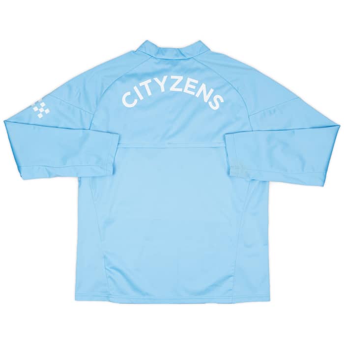 2023-24 Manchester City Player Issue 1/4 Zip Rain Top #17 (De Bruyne) - 7/10 - (L)