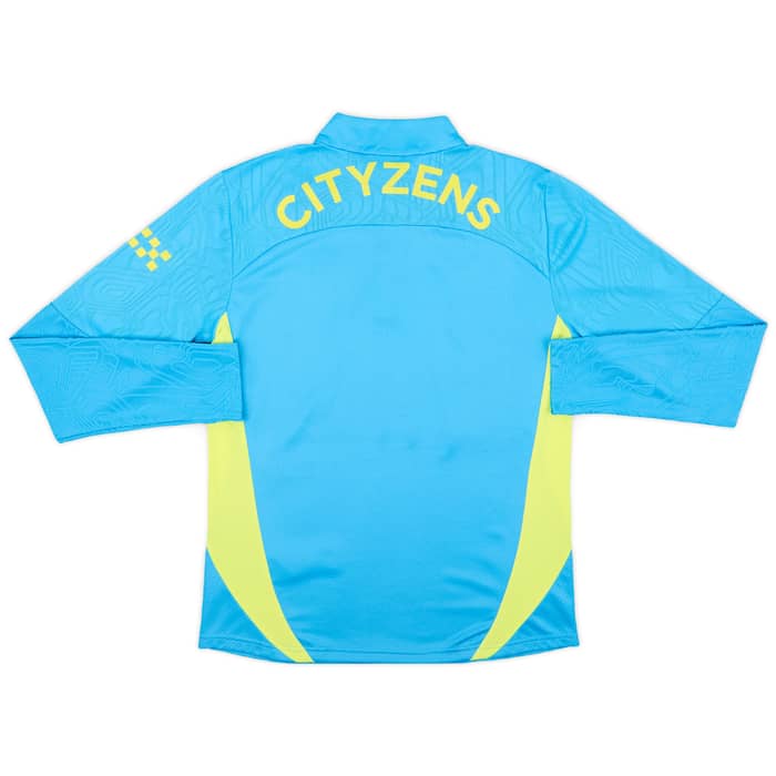 2024-25 Manchester City Player Issue 1/4 Zip Training Top #47 (Foden) - 9/10 - (S)