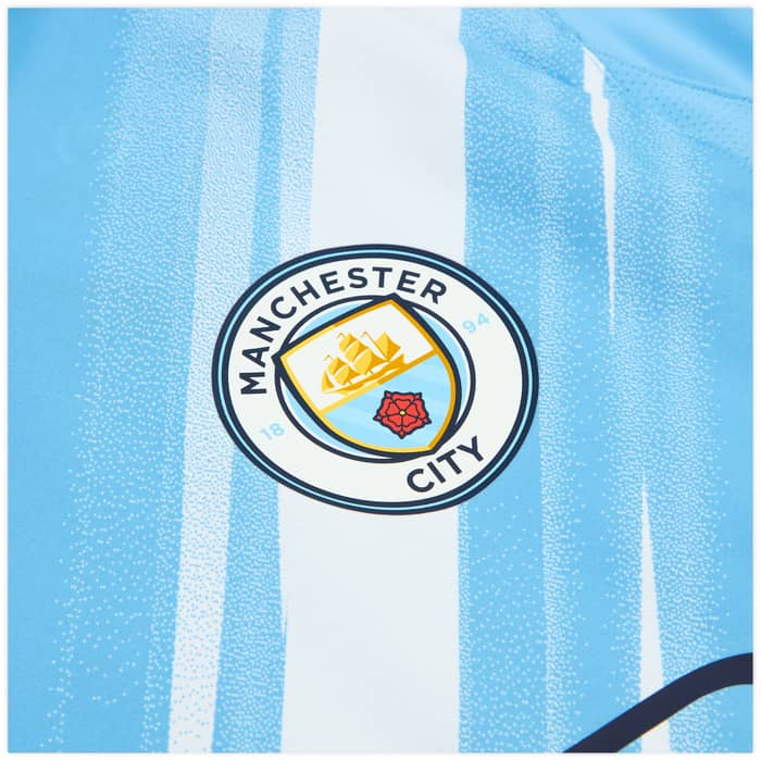 2025-26 Manchester City Authentic Home Shirt Foden #47