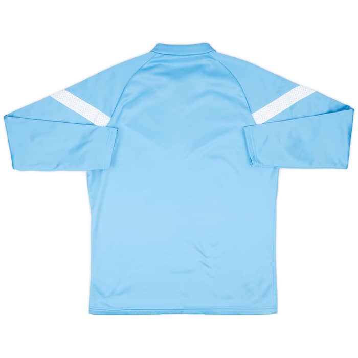 2022-23 Manchester City Staff Issue 1/4 Zip Training Fleece Top #PG (Guardiola) - 9/10 - (L)