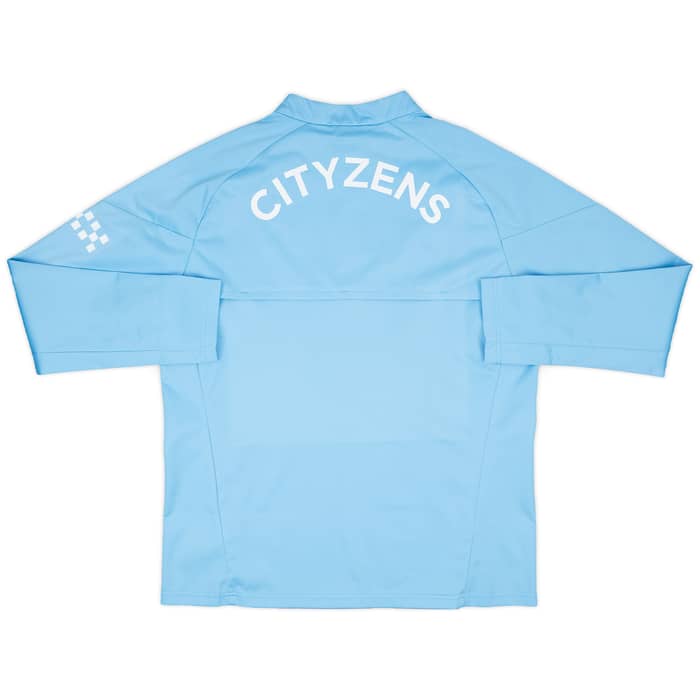 2023-24 Manchester City Player Issue 1/4 Zip Rain Top - As New - (L)