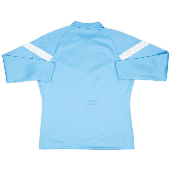 2022-23 Manchester City Staff Issue 1/4 Zip Training Fleece Top #CP - 9/10 - (L)