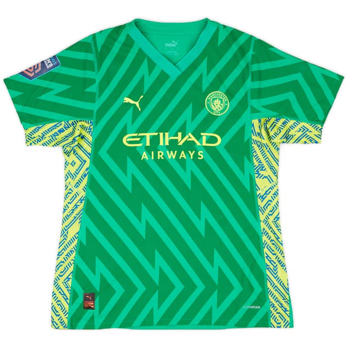 2023-24 Manchester City Women's Player Issue GK Home Shirt - As New - (L)