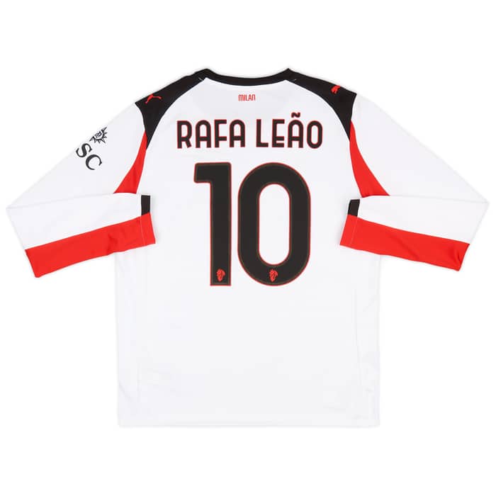 2025-26 AC Milan Away L/S Shirt Rafa Leao #10