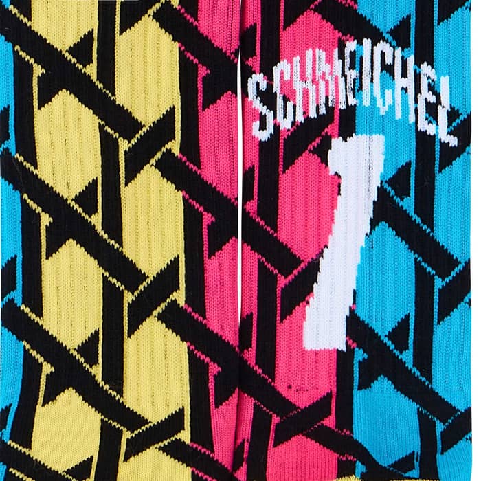 1992-94 Denmark Schmeichel #1 GK Crew Socks
