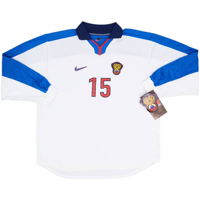 Camiseta de local de manga larga versión jugador de Rusia 1998-00 (XL)