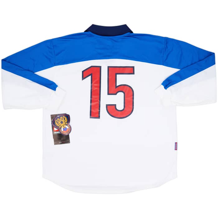 Camiseta de local de manga larga versión jugador de Rusia 1998-00 (XL)