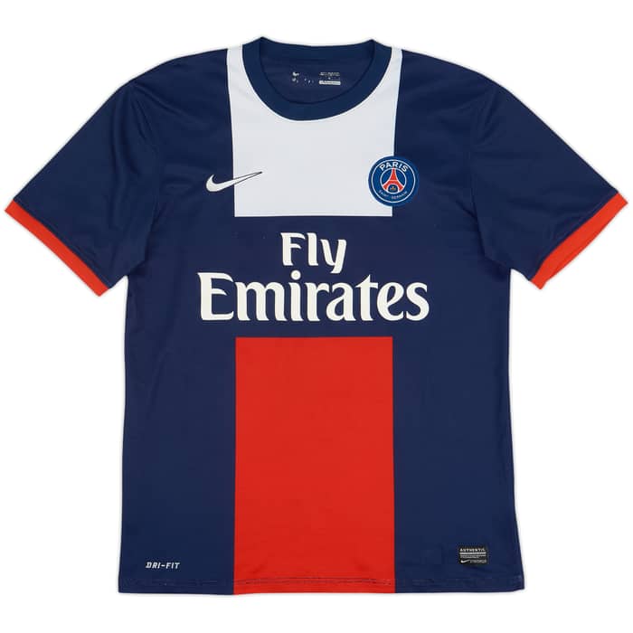 2013-14 Paris Saint-Germain Home Shirt Ibrahimovic #10 - 7/10 - (M)