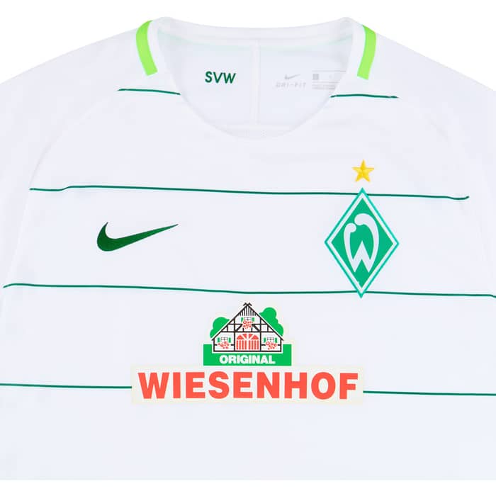 2017-18 Werder Bremen Player Issue Away Shirt (L)