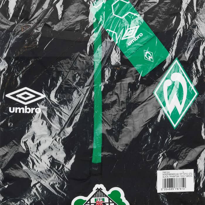 2018-19 Werder Bremen Player Issue 1/2 Zip Training Top