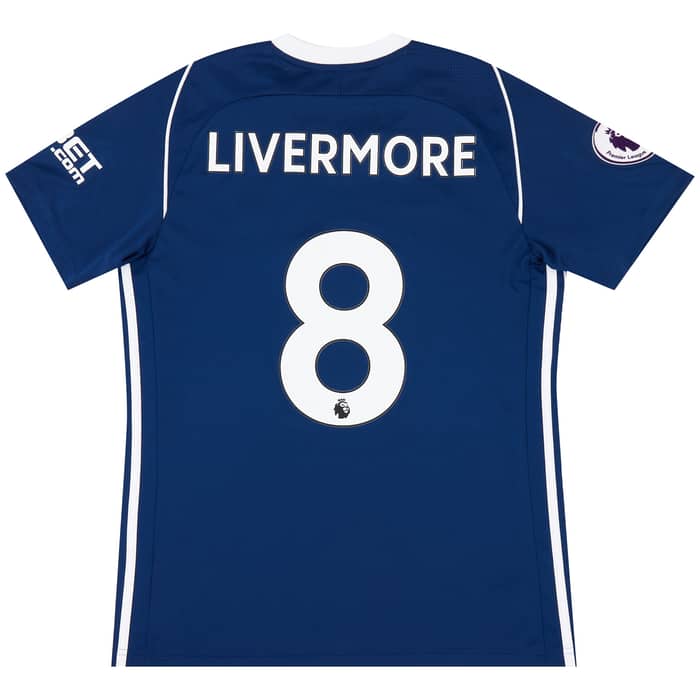 2017-18 West Brom Match Issue Home Shirt Livermore #8
