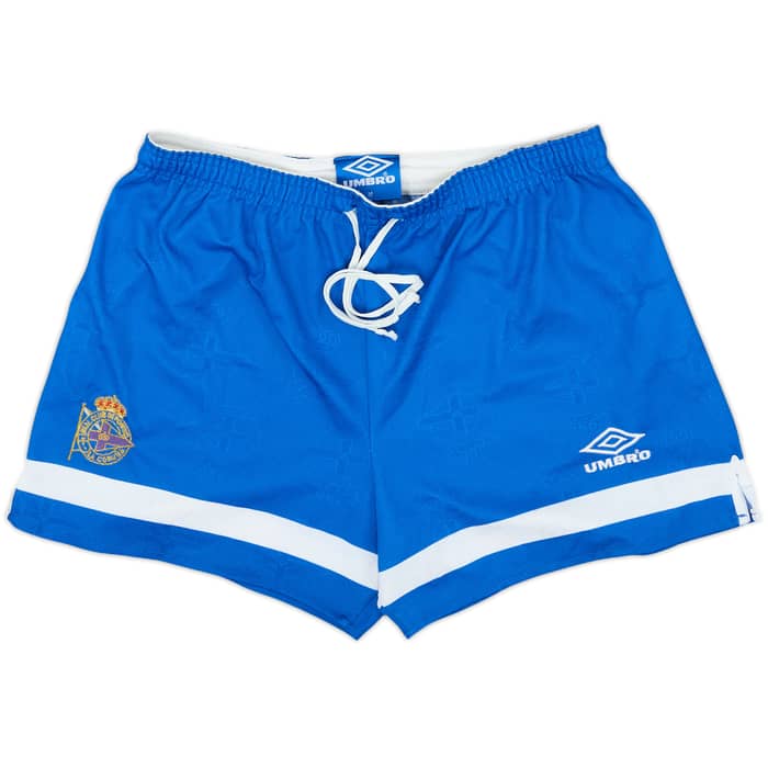 1993-94 Deportivo de La Coruna Home Shirt & Shorts - 8/10 - (M)