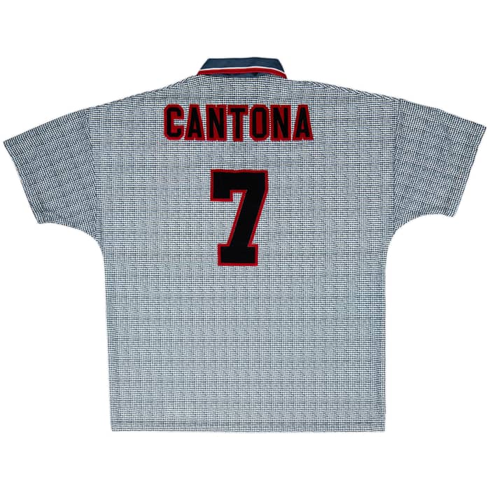 1995-96 Manchester United Away Shirt & Shorts Cantona #7 - 9/10 - (XL)