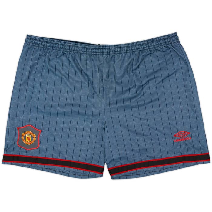 1995-96 Manchester United Away Shirt & Shorts Cantona #7 - 9/10 - (XL)