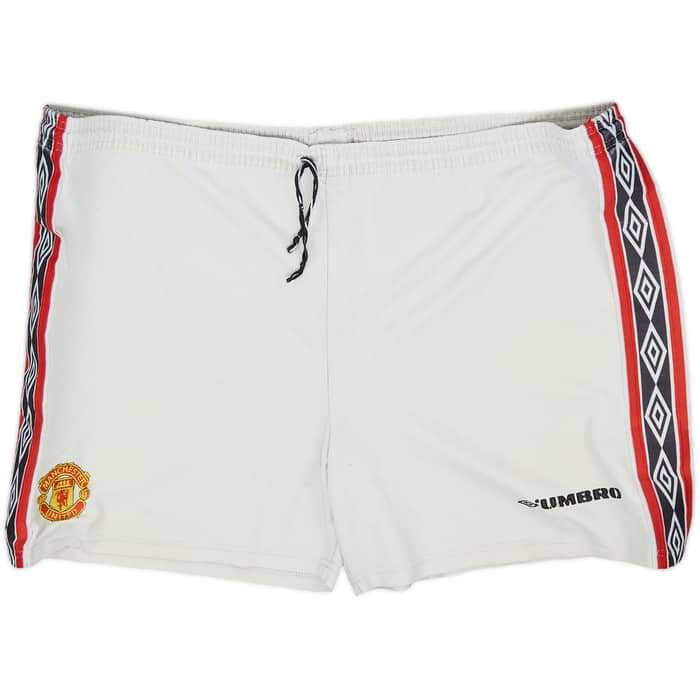 1998-00 Manchester United Home Shirt & Shorts Beckham #7 - 5/10 - (XL)