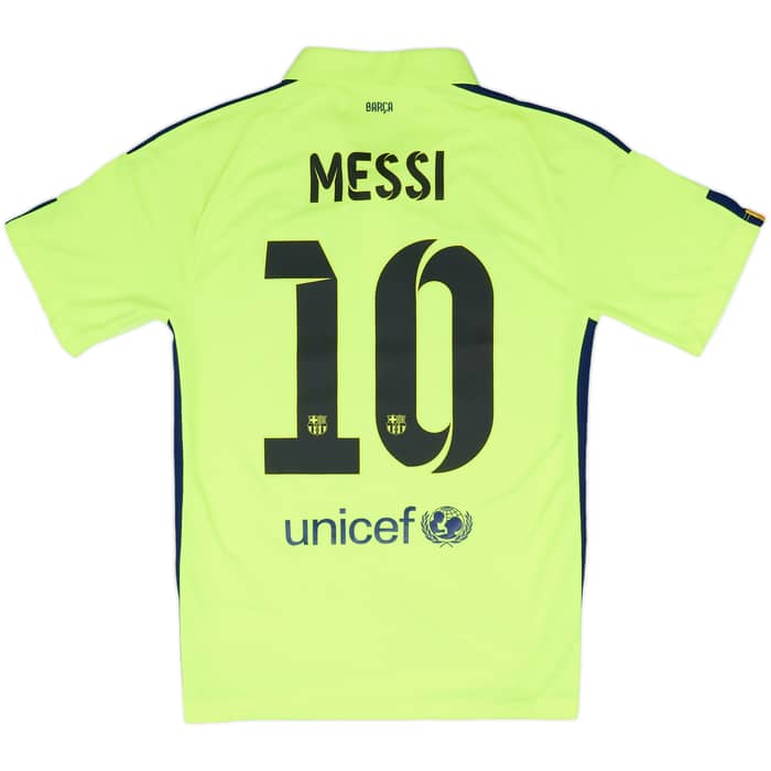2014-15 Barcelona Third Shirt & Shorts Messi #10 - 8/10 - (S)