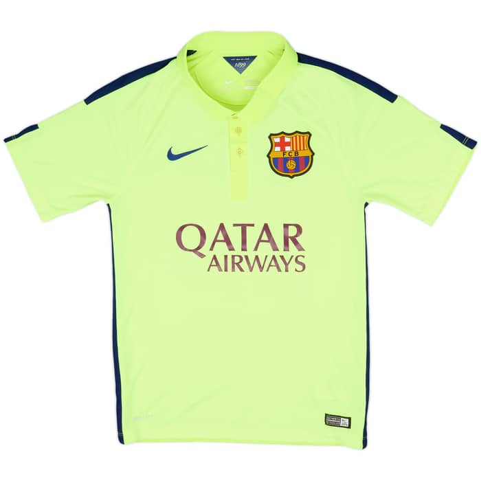 2014-15 Barcelona Third Shirt & Shorts Messi #10 - 8/10 - (S)