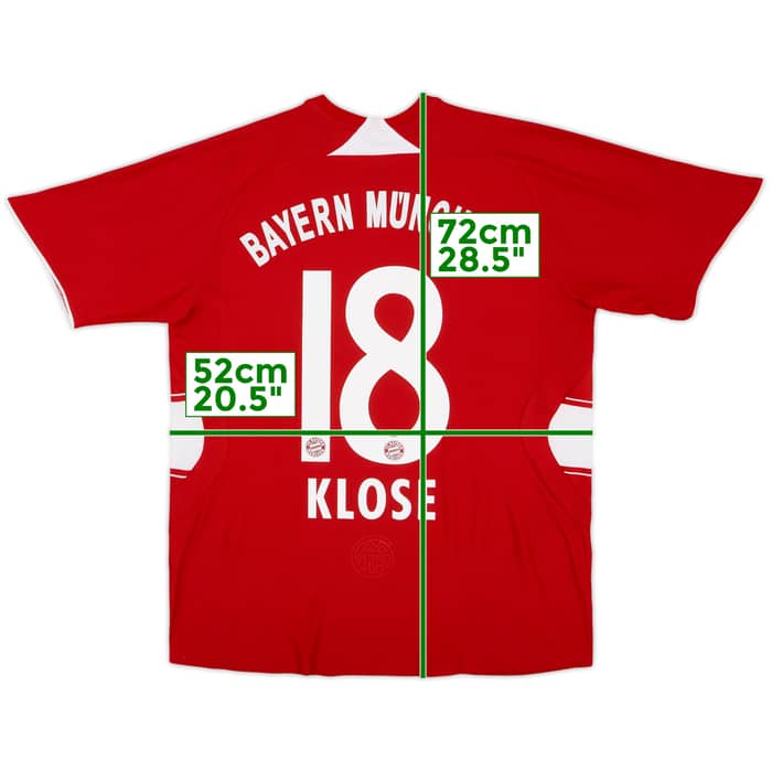 2008-09 Bayern Munich Home Shirt Klose #18 - 7/10 - (XL.Boys)